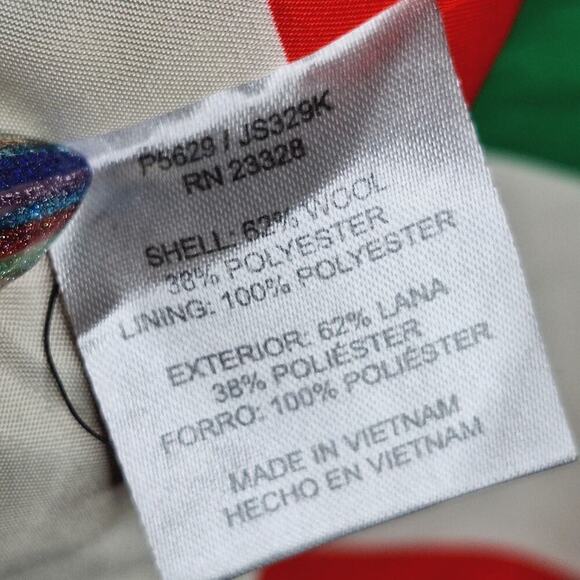 Pendleton Rosyln Women's XL Duffel Peacoat Hooded Wool Blend Coat Toggle Red - Picture 5 of 12